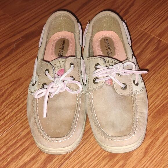 Sperry top sliders pink plaid ladies. Sz 6.5 EUC worn once or twice - Picture 2 of 9